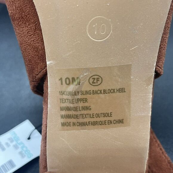 Maurices Lily sling back block heel womens 10 NEW 154335 formal office workwear - Picture 9 of 9